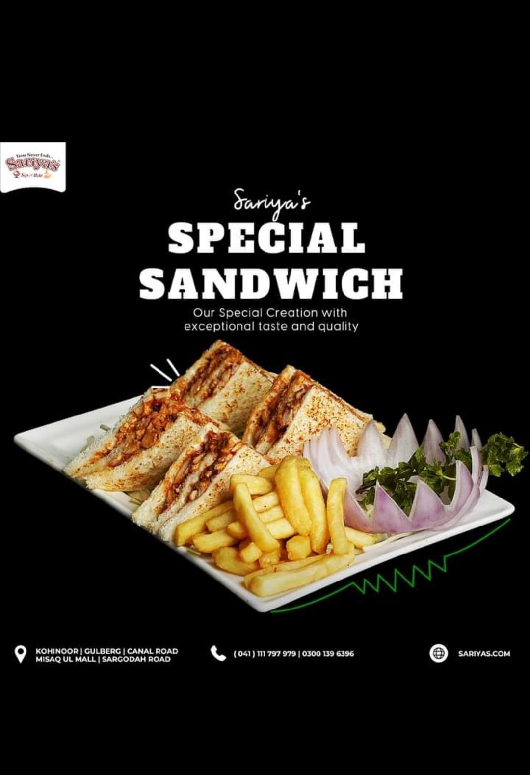 Sariyas Special Sandwich Image